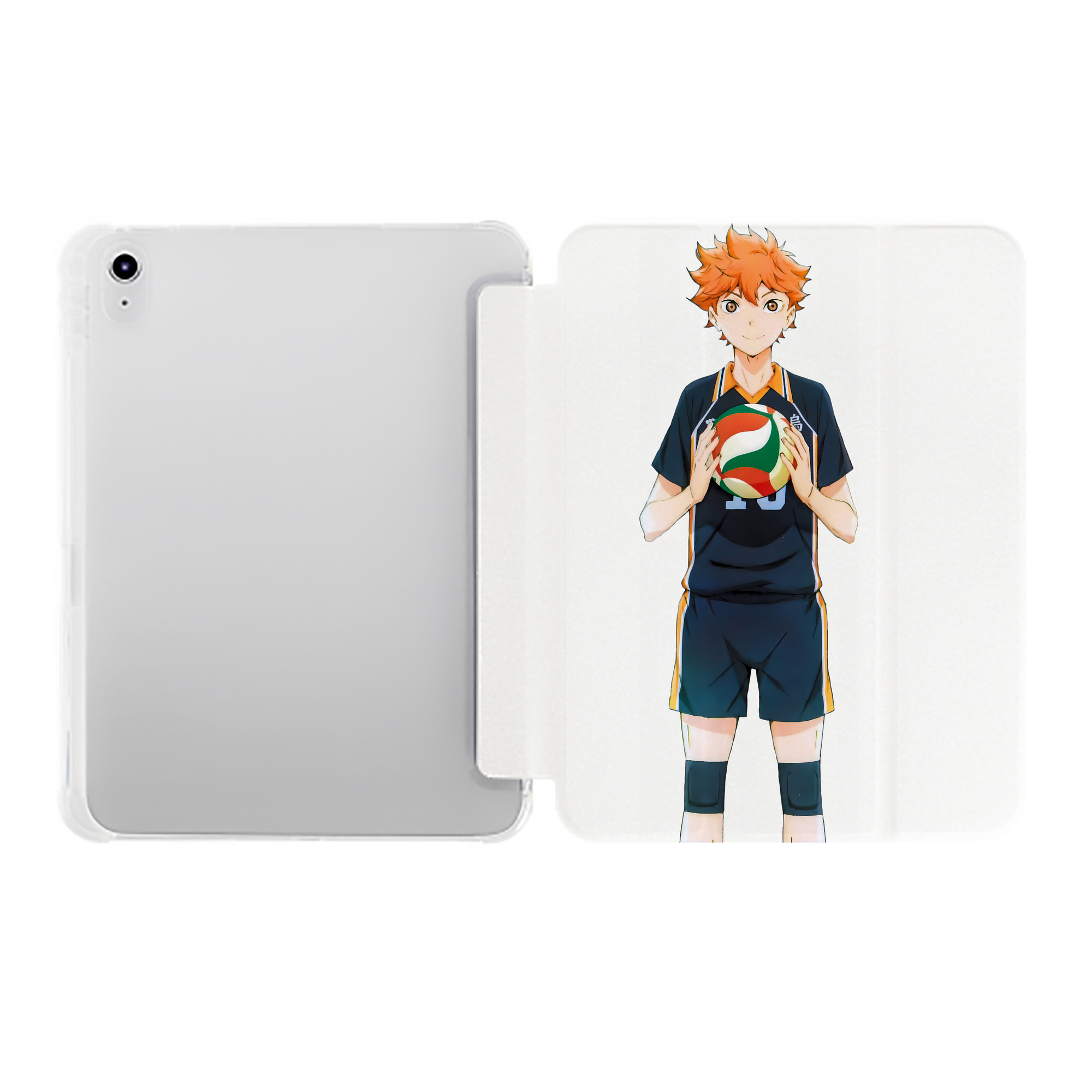 （画像用） ハイキュー!! Haikyu!! IPad ケース ペン収納付き 三つ折りスタンド PUレザー×シリコン 対応機種9.5/10.5/10.9インチ